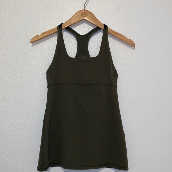 lululemon athletica Tank with Built in Shelf Bra; Satnam Camo Tank - Picture 3 of 8